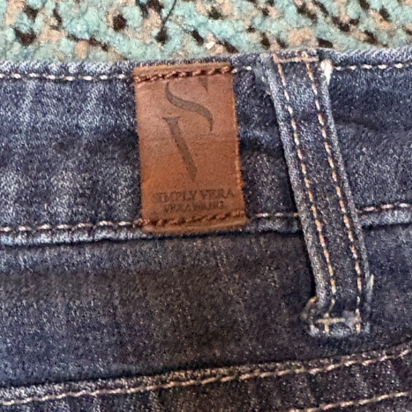 Simply Vera Vera Wang Denim Women’s Skinny Mid-rise Stretch Jeans Size10 - Picture 6 of 7
